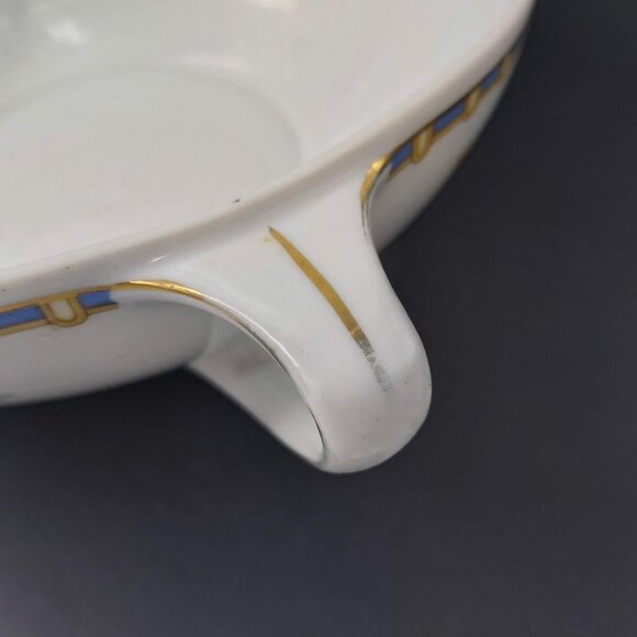 Victoria Moritz Zdekauer Altrohlau Czechoslovakia Porcelain Floral Serving Bowl - Picture 14 of 14